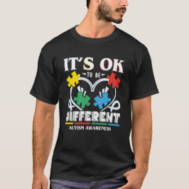 Camiseta Está Bien Ser Diferente Citas de Conciencia del Au