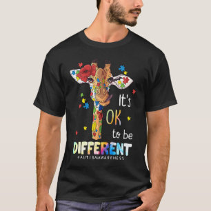 Camiseta Está Bien Ser Diferente Conciencia Aceptación del 