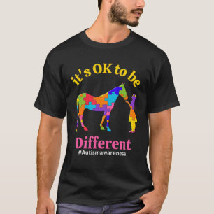 Camiseta Está Bien Ser Diferente Conciencia Aceptación del 