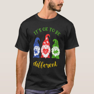 Camiseta Está Bien Ser Diferente Conciencia Aceptación Del 