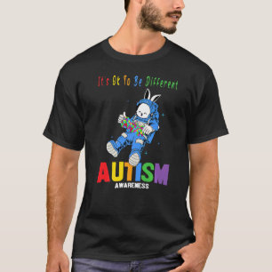 Camiseta Está Bien Ser Diferente Conciencia del Autismo Ast
