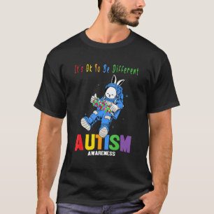 Camiseta Está Bien Ser Diferente Conciencia del Autismo Ast