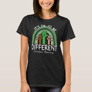 Camiseta Está bien ser diferente de conciencia del enanismo
