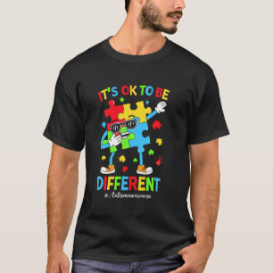 Camiseta Está Bien Ser Diferente Día de Concienciación sobr