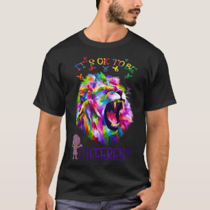 Camiseta Está Bien Ser Diferente Día De Concienciación Sobr