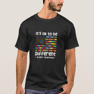 Camiseta Está bien ser diferente en abril es conciencia del
