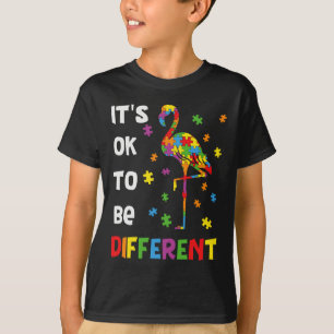 Camiseta Está Bien Ser Diferente Flamenco Conciencia del Au