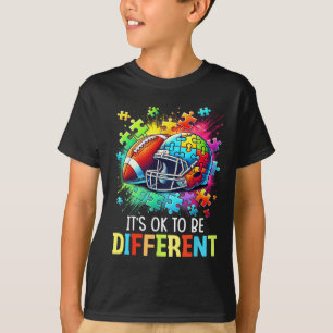 Camiseta Está Bien Ser Diferente Fútbol Conciencia del Auti