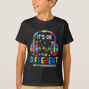 Camiseta Está Bien Ser Diferente Juego Genial de Conciencia