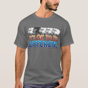 Camiseta Está bien ser diferente OVEJA NEGRA
