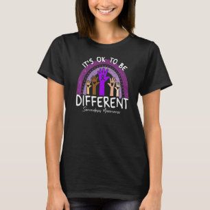Camiseta Está bien ser diferente para la aparición de sarco
