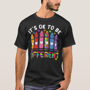 Camiseta Está bien ser diferente profesor de sensibilizació