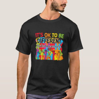 Camiseta Está Bien Ser Diferente Rompecabezas De Mano Conci