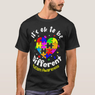 Camiseta Está Bien Ser Distinto Autismo De Concienciación A