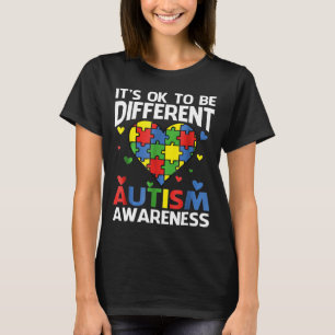 Camiseta Está Bien Ser Distinto De Conciencia Autista