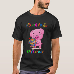 Camiseta Está Bien Ser Distinto De Conciencia Autista Autis