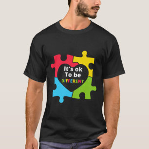 Camiseta Está Bien Ser El Awaren Del Autismo Del Rompecabez