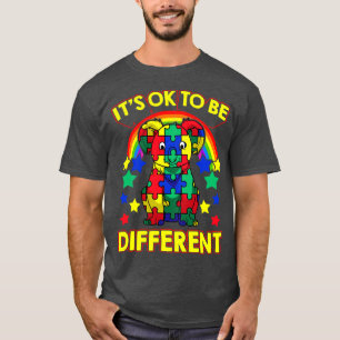 Camiseta Está Bien Ser El Diferente Rompecabezas De Concien