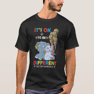 Camiseta Está Bien Ser El Distinto Autismo Del Rompecabezas