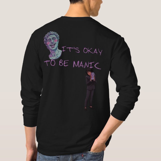 CAMISETA ESTÁ BIEN SER MANÍACO (Reverso)