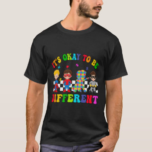 Camiseta Está bien ser un héroe de autismo diferente para l