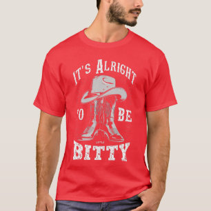 Camiseta Está bien ser un poco de música country retro