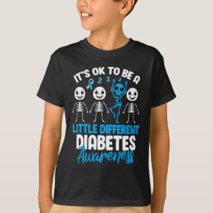 Camiseta Está bien ser un poco diferente para la diabetes