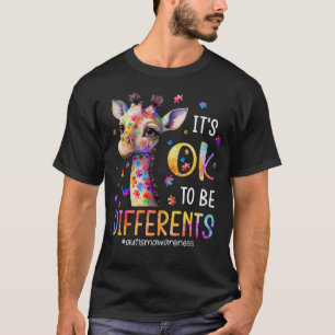 Camiseta Está Bien Ser Una Aceptación De Conciencia De Auti