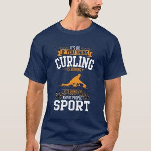 Camiseta Está bien si crees que el deporte de curling es AB