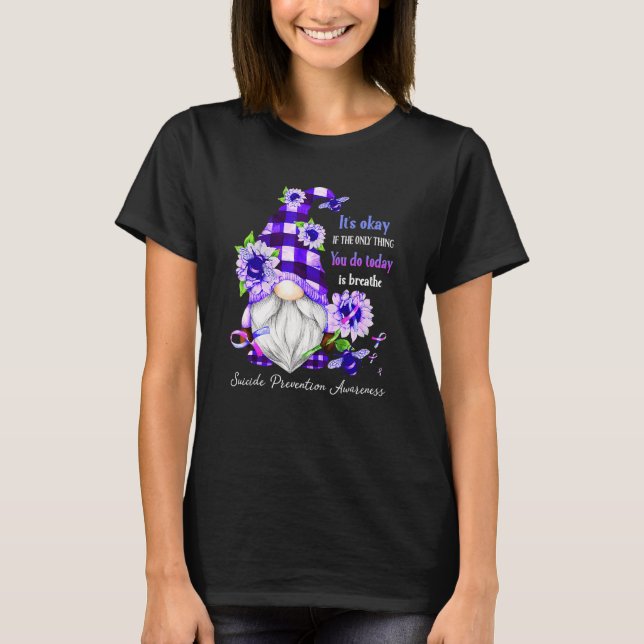 Camiseta Está bien si lo único que está en la prevención de (Anverso)