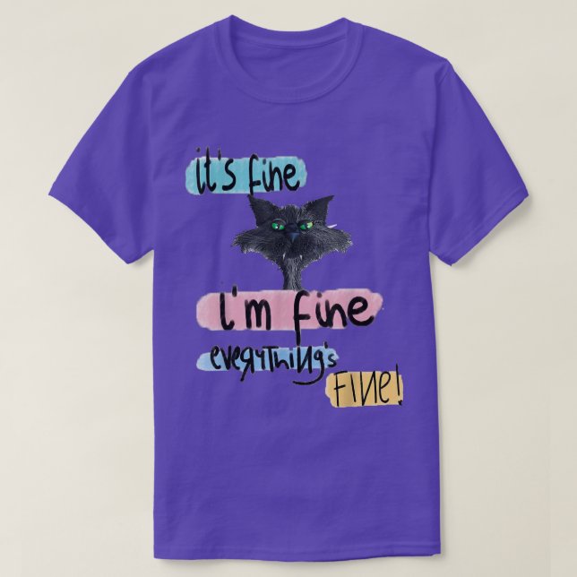 Camiseta Está Bien. Todo Está Bien. (Diseño del anverso)