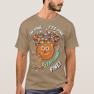 Camiseta Está bienNochebuena: Cocina de pan de jengibre de