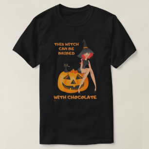 Camiseta "ESTA BRUJA PUEDE SER SOBORNADA..." divertido