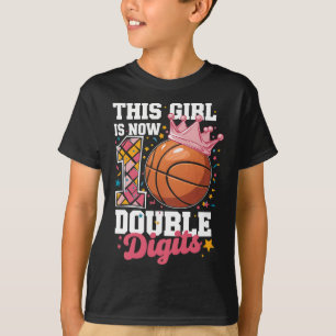 Camiseta Esta chica ahora tiene 10 dobles dígitos Sketll 10