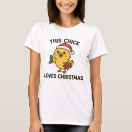 Camiseta Esta chica ama a los Navidades