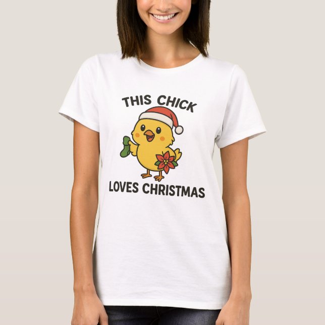 Camiseta Esta chica ama a los Navidades (Anverso)