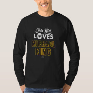 Camiseta Esta chica ama a Michael King San Diego Béisbol ML