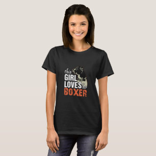 Camiseta Esta Chica ama a su boxeador