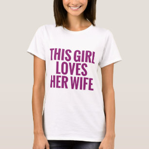 Camiseta Esta Chica ama a su esposa