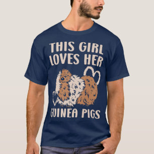 Camiseta Esta Chica ama a su Mascota roedor Cavy and