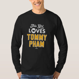 Camiseta Esta Chica Ama a Tommy Pham Béisbol de Pittsburgh 