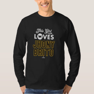 Camiseta Esta Chica Ama Jhony Brito San Diego Béisbol MLB