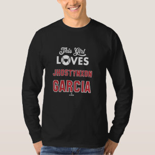 Camiseta Esta Chica Ama Jhostynxon Garcia Boston Béisbol