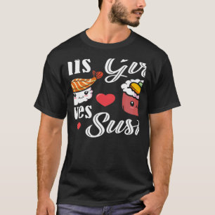 Camiseta Esta Chica Ama La Comida Japonesa Sushi Japón Sush