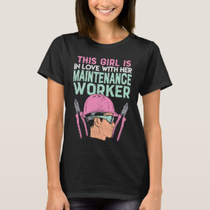 Camiseta Esta Chica Está Enamorada De Su Trabajadora De Man
