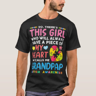 Camiseta Esta Chica Me Llama Abuela Autismo Awar