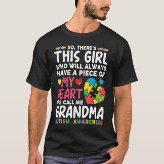 Camiseta Esta Chica me llama "autismo de la abuela"