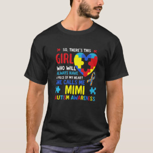 Camiseta Esta Chica me llama autismo de mi abuela