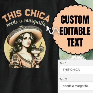 Camiseta Esta Chica Necesita Una Fiesta Margarita