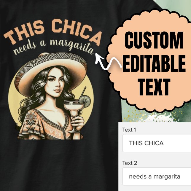 Camiseta Esta Chica Necesita Una Fiesta Margarita (This Chica Needs A Margarita Festive Fiesta T-Shirt)